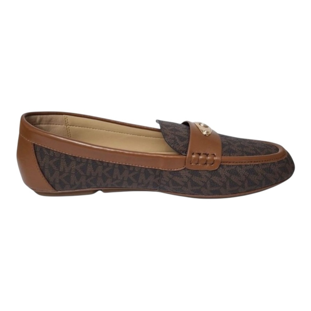 MICHAEL KORS MVJ24 MONOGRAM MOCCASIN SHOE - Picture 3 of 7